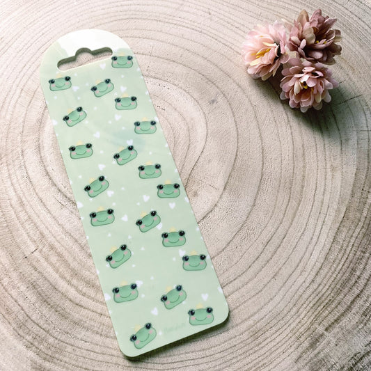 Froggy plastic bookmark