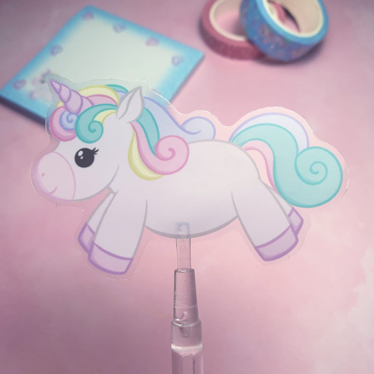 Unicorn dreams - Clear vinyl sticker