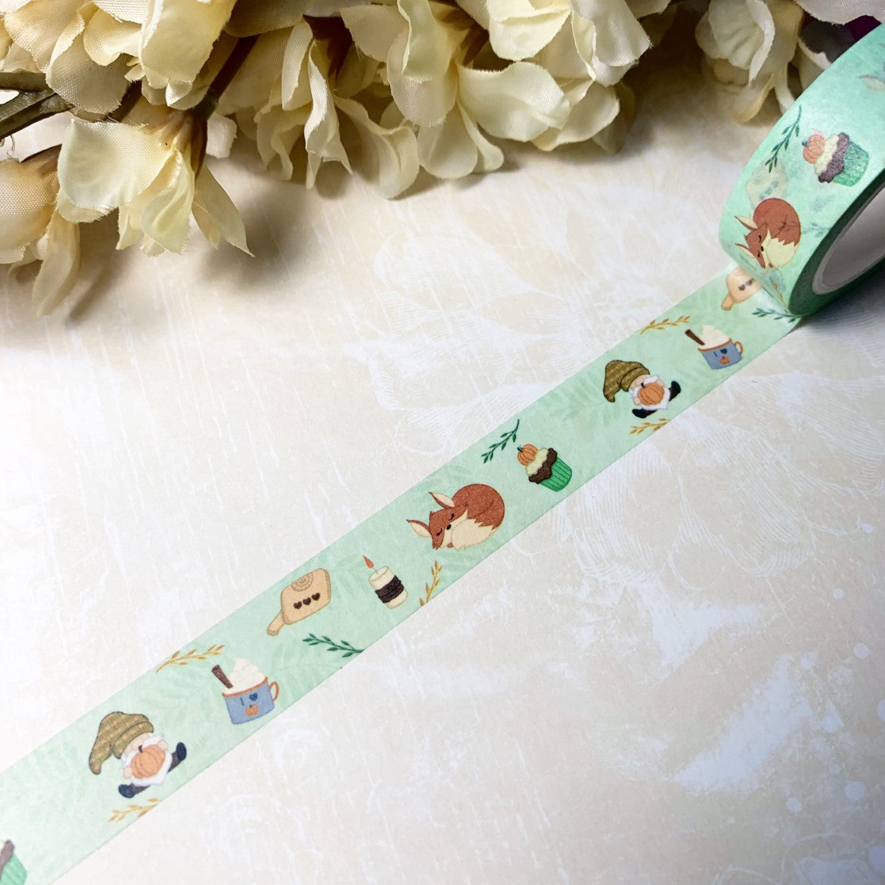 Little fox and gnome Washi Tape