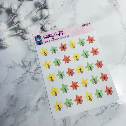 Star shaped christmas lights - P027 - Patreon limited edition